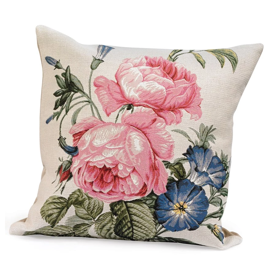 Scully & Scully Roses Of Bourbon And Orleans Tapestry Pillows 1 Scully & Scully Roses Of Bourbon And Orleans Tapestry Pillows