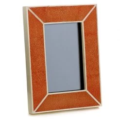 Scully & Scully Shagreen Ivory Corner Trim Frames 4" X 6" -Home Decor Shop unnamed file 1006