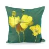 Scully & Scully Poppies On Green Tapestry Pillows