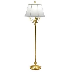 Scully & Scully Solid Brass Floor Lamp