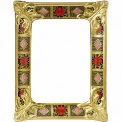 Royal Crown Derby Old Imari Solid Gold Band Frames