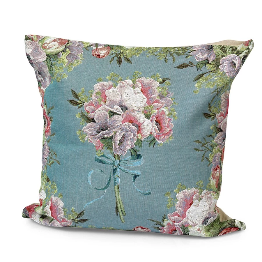Scully & Scully Bouquet Of Flowers Tapestry Pillows 2 Scully & Scully Bouquet Of Flowers Tapestry Pillows - Image 2