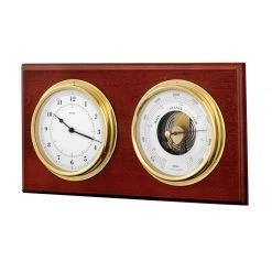 Scully & Scully Quartz Clock & Barometer