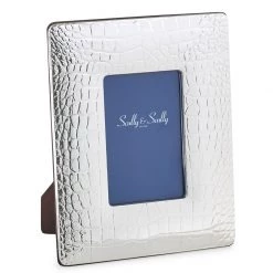 Scully & Scully Sterling Silver Crocodile Frames