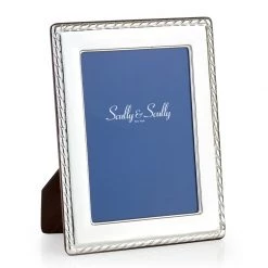 Scully & Scully Sterling Silver Rope Frames