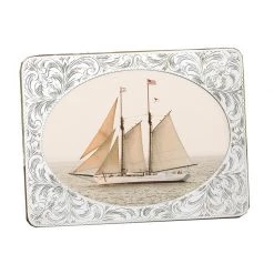 Scully & Scully Sterling Silver Frames With Swirls