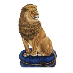 Scully & Scully Trompe L'Oeil Leo The Lion Firescreen