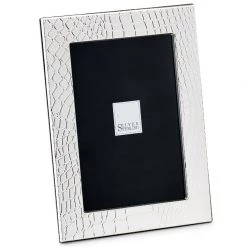Scully & Scully Sterling Silver Crocodile Frame