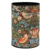 Scully & Scully Strawberry Thief Tapestry Wastebasket, Blue