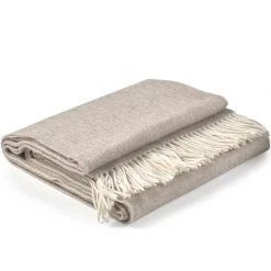 Scully & Scully Cashmere Cream Fringed Throws -Home Decor Shop unnamed file 1280