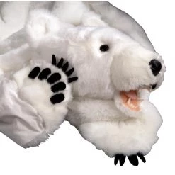 Scully & Scully Faux White Polar Bear Rug