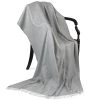 Scully & Scully Plain Fringed Cashmere Throw