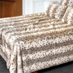 Scully & Scully Faux Fur Lynx Bed Spread & Pillows 7 Scully & Scully Faux Fur Lynx Bed Spread & Pillows -Home Decor Shop unnamed file 1357