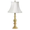 Scully & Scully Spiral Brass Table Lamp