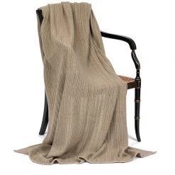 Scully & Scully Plain Cashmere Throw