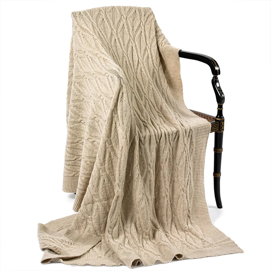 Scully & Scully Cashmere Diamond Throws 2 Scully & Scully Cashmere Diamond Throws - Image 2