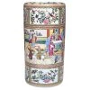 Scully & Scully Rose Canton Porcelain Umbrella Stand