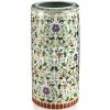 Scully & Scully Lemon & Green Floral Porcelain Umbrella Stand