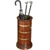 Scully & Scully Banded Mahogany Umbrella Stand
