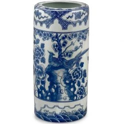 Scully & Scully Blue & White Porcelain Umbrella Stand