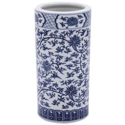 Scully & Scully Twisted Lotus Porcelain Umbrella Stand