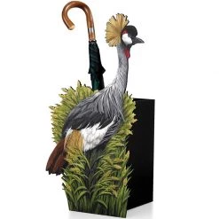 Scully & Scully Crested Crane Umbrella Stand