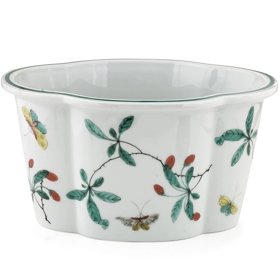 Mottahedeh Famille Verte Cachepot 1 Mottahedeh Famille Verte Cachepot