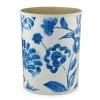 Scully & Scully Springtime Blue Wastebasket & Tissue Box Cover