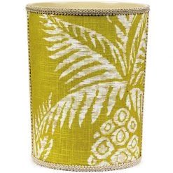 Scully & Scully Pineapple Kiwi Wastebasket & Tissue Box Cover