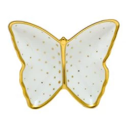 Herend Connect The Dots Butterfly Dish