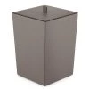 Scully & Scully Jo Leather Wastebasket With Lid