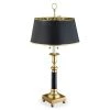 Scully & Scully Gold & Black Candlestick Lamp