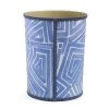 Scully & Scully Maze Periwinkle Tissue Box & Wastebasket