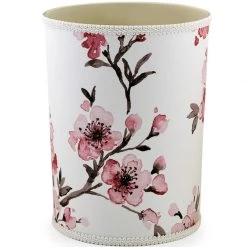 Scully & Scully Petal Pink Wastebasket & Tissue Box Cover