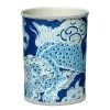 Scully & Scully Blue Dragon Wastebasket & Tissue Box Cover