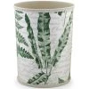 Scully & Scully Botanical Leaves Wastebasket & Tissue Box Cover