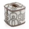 Scully & Scully Grecian Silver Wastebasket & Tissue Box Cover
