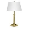 Scully & Scully Solid Brass Pillar Lamp With Double Pull Chain