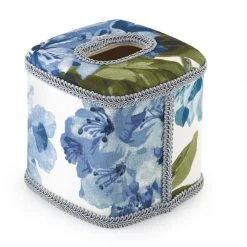 Scully & Scully Nantucket Blue Tissue Box