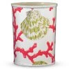 Scully & Scully Sea Coral Fuchsia Wastebasket & Tissue Box Cover