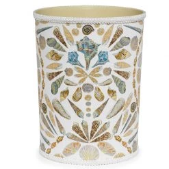 Scully & Scully Sea Shells Wastebasket & Tissue Box Cover