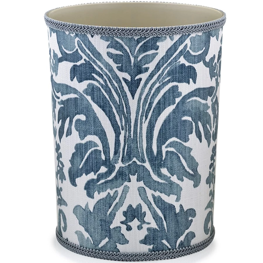 Scully & Scully Wedgwood Wastebasket & Tissue Box Cover 1 Scully & Scully Wedgwood Wastebasket & Tissue Box Cover