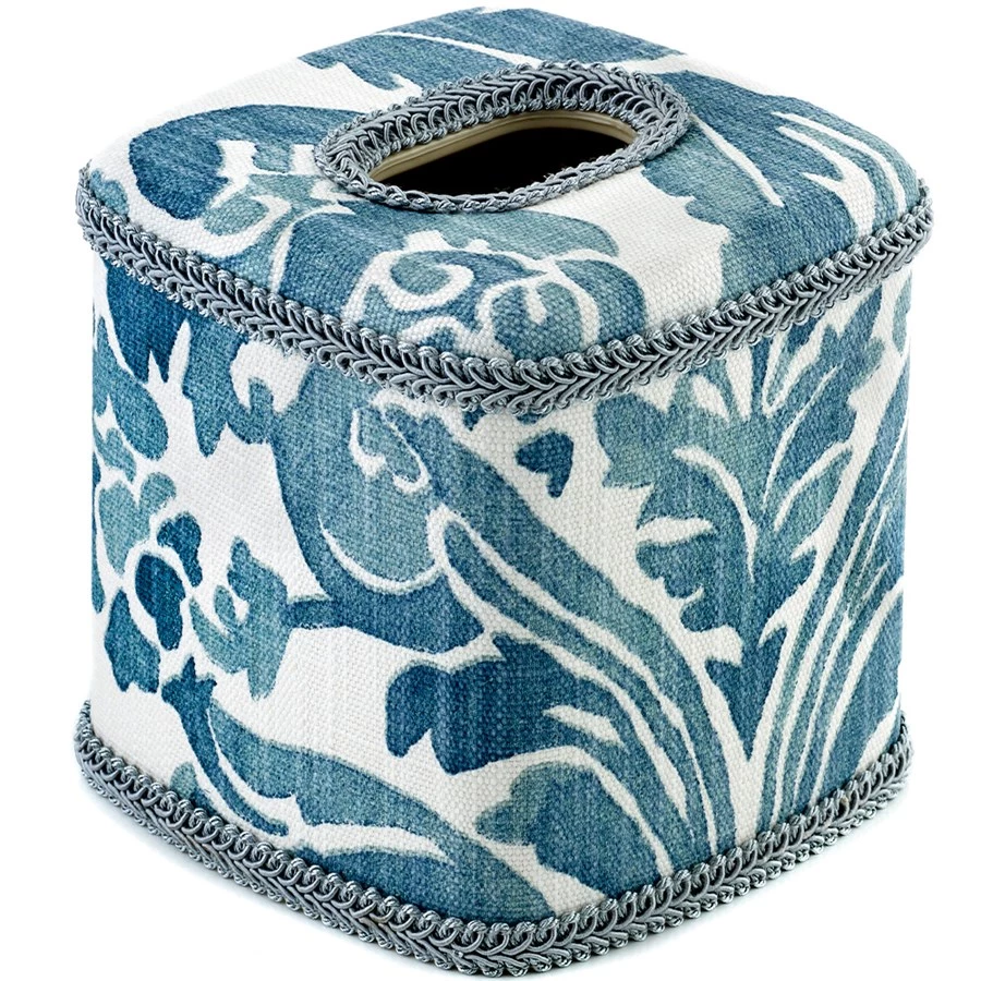 Scully & Scully Wedgwood Wastebasket & Tissue Box Cover 2 Scully & Scully Wedgwood Wastebasket & Tissue Box Cover - Image 2