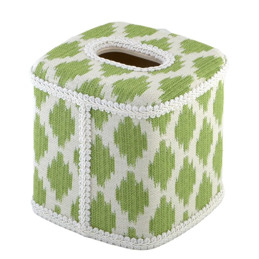 Scully & Scully Frozen Lime Wastebasket & Tissue Box Cover 1 Scully & Scully Frozen Lime Wastebasket & Tissue Box Cover