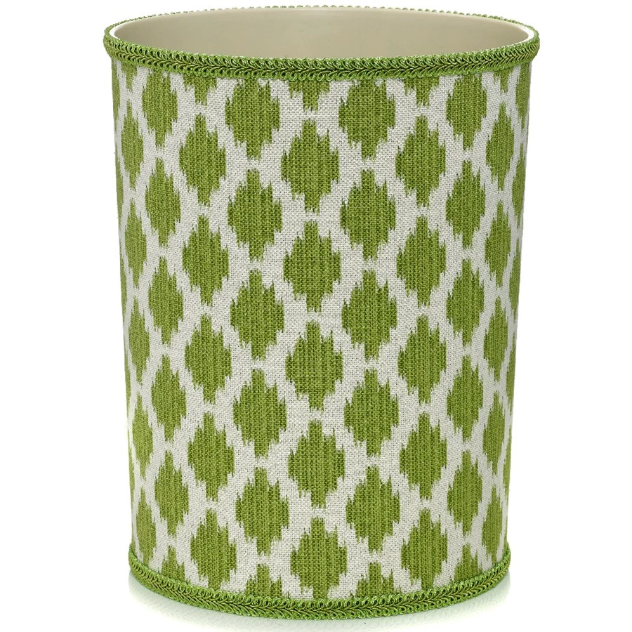 Scully & Scully Frozen Lime Wastebasket & Tissue Box Cover 2 Scully & Scully Frozen Lime Wastebasket & Tissue Box Cover - Image 2