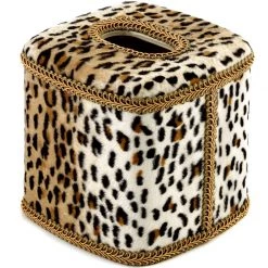 Scully & Scully Velvet Cheetah Wastebasket & Tissue Box Cover -Home Decor Shop unnamed file 1594