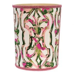 Scully & Scully Tickled Pink Wastebasket & Tissue Box Cover