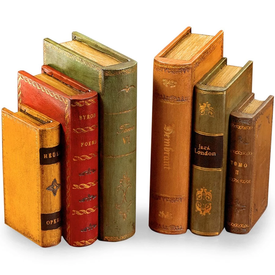 Scully & Scully Leather Books Bookends 1 Scully & Scully Leather Books Bookends