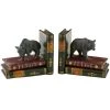 Scully & Scully Leather Books Bull & Bear Bookends