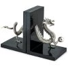 Scully & Scully Silverplated Dragon Bookends